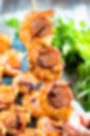 Spicy Shrimp and Chorizo Skewers