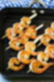 Skewered Jamaican Jerk Shrimp