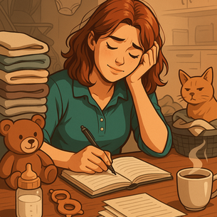 6. J’écris parce que repasser du linge ne nourrit pas mon esprit.