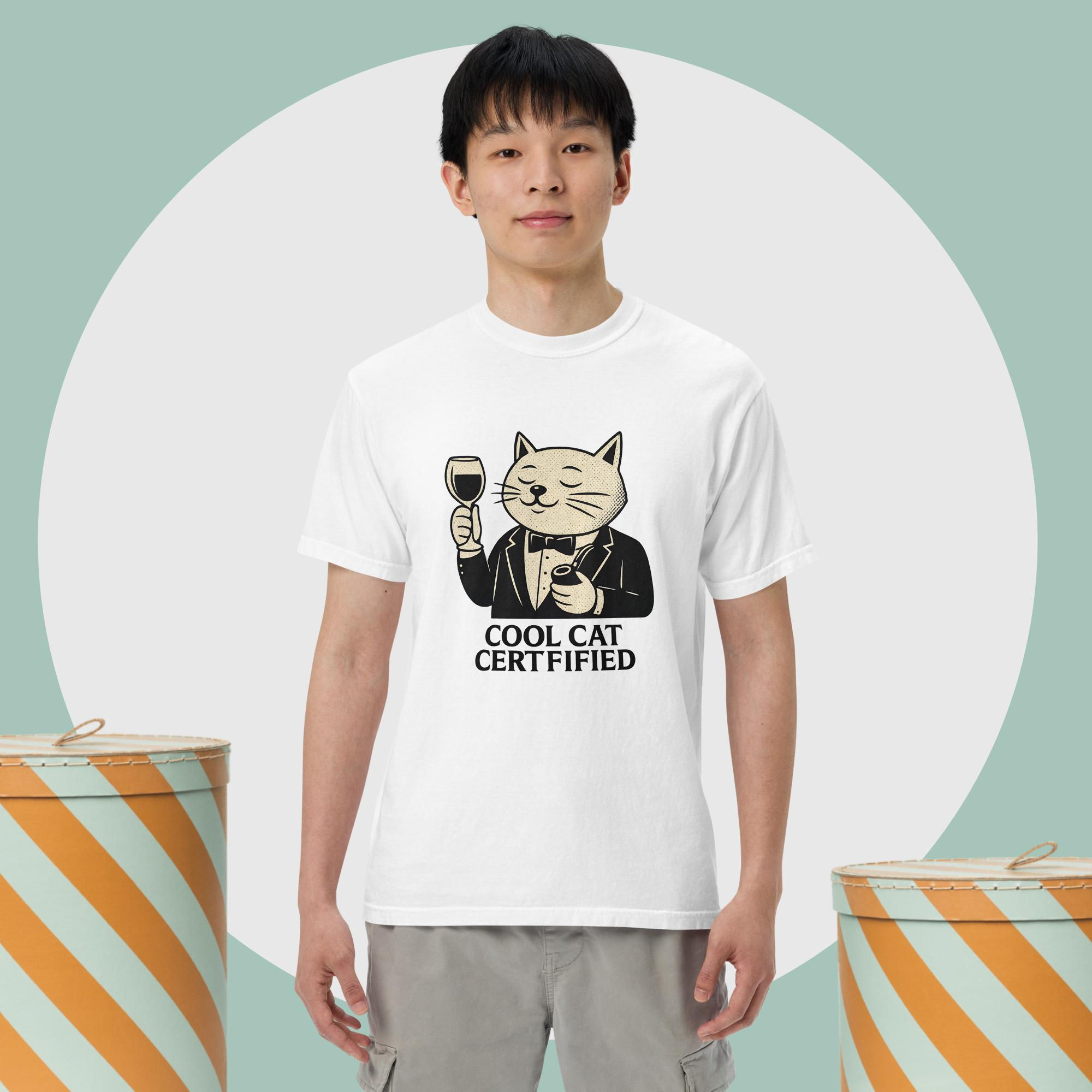 Unisex garment-dyed heavyweight t-shirt Cool Cat Certified