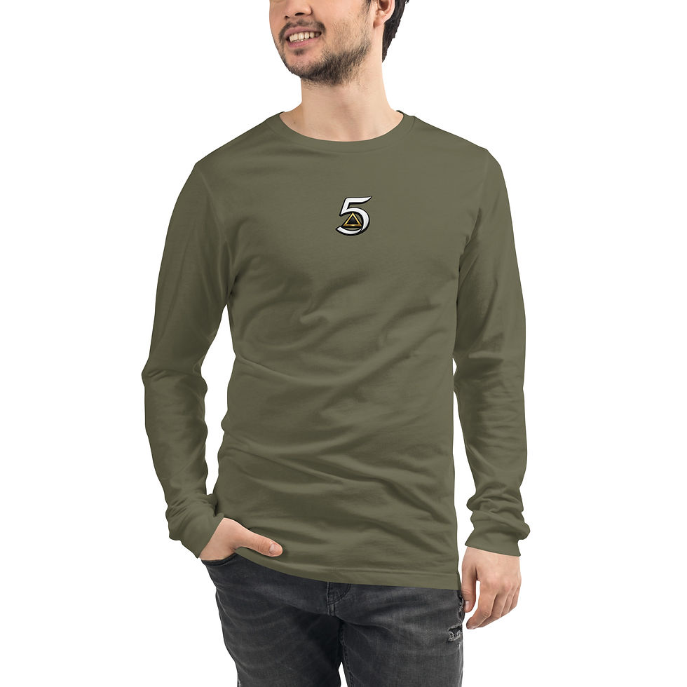 Thumbnail: Men/Women Long Sleeve Tee, Bella + Canvas. Featuring Your 5th Element Emblem