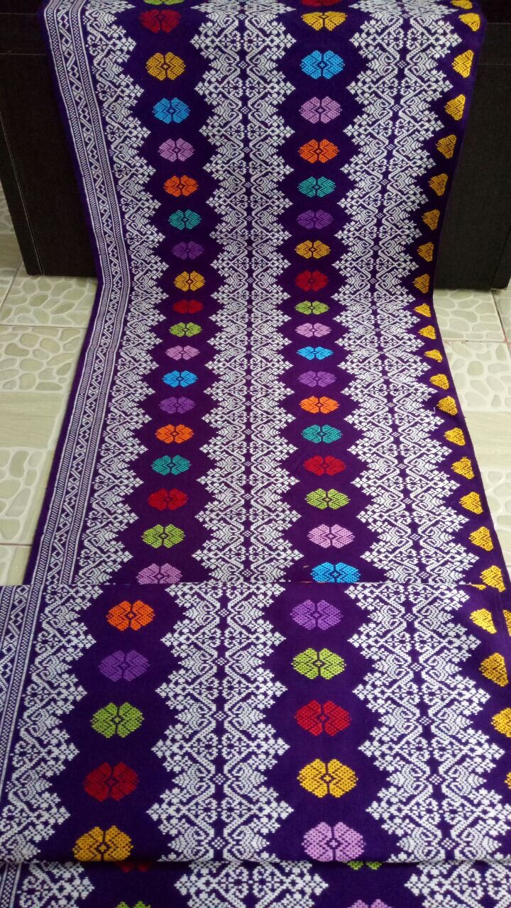 kain songket lombok flower