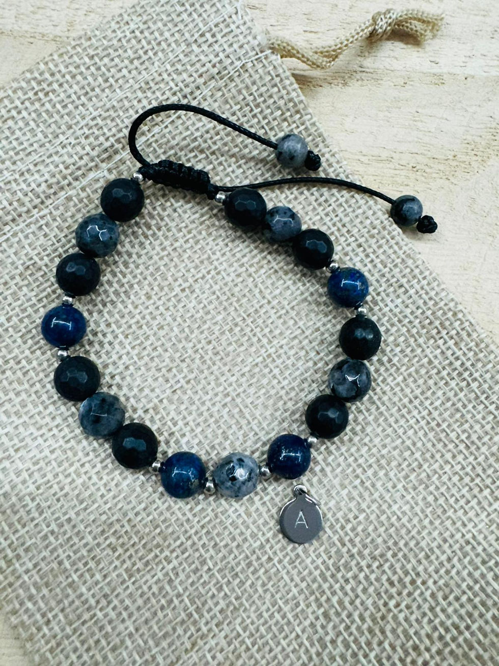 Miniature : Bracelet pour Homme, en pierres fines