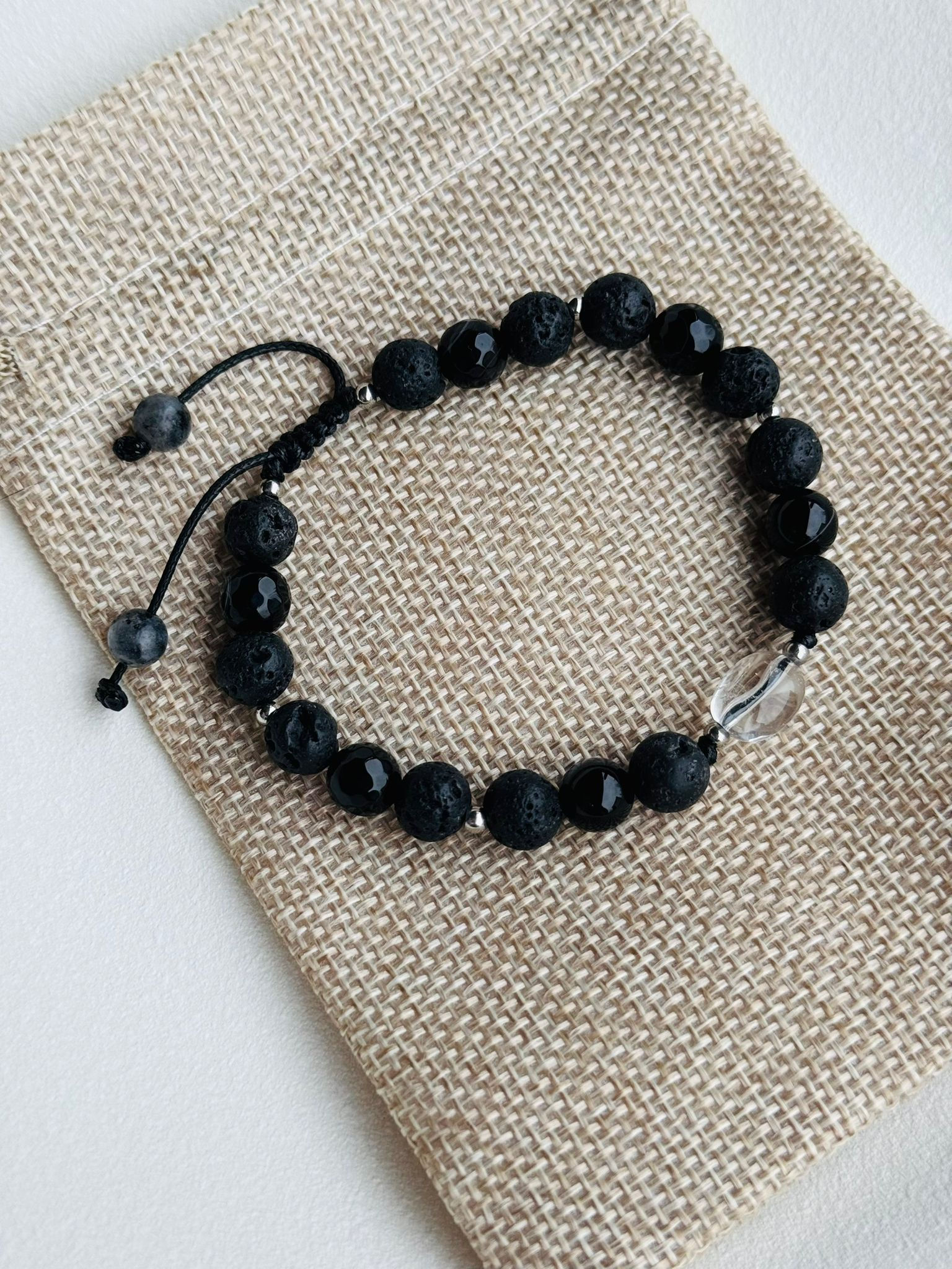 Bracelet pour Homme, en pierres fines