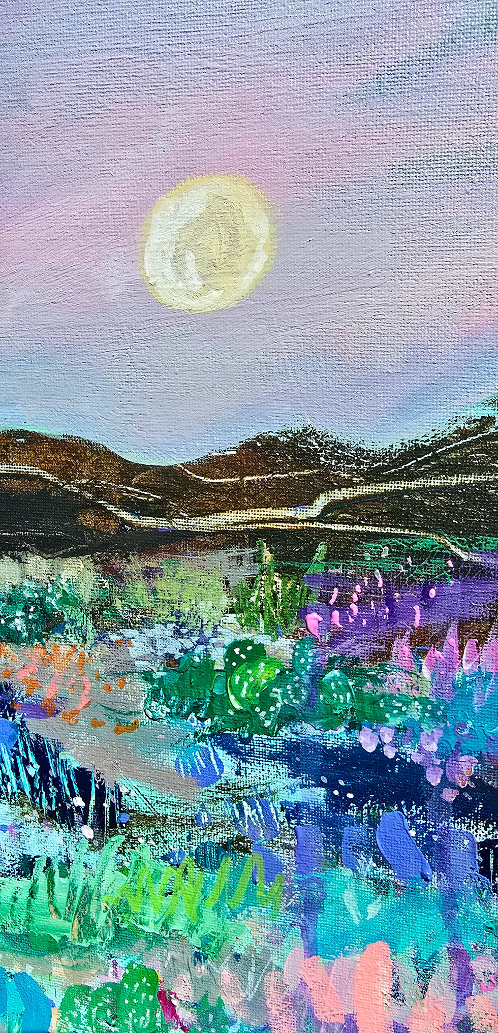 Thumbnail: Hill Country Opal Moonbeams - 16x20" on Canvas