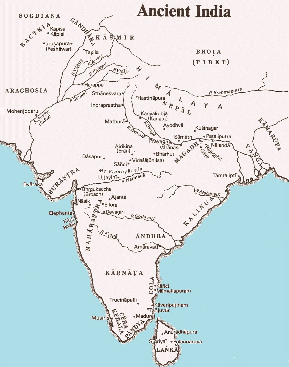 Expand the border in ancient India