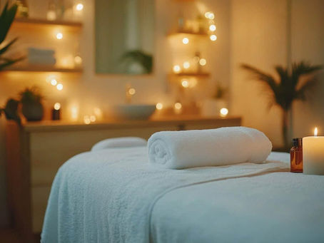 A calming scene from a treatment room