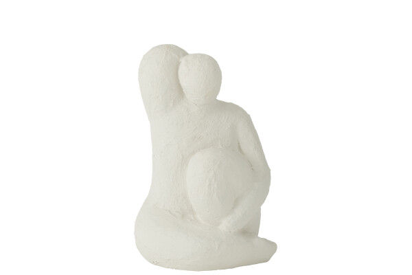 Figurine moderne Vénus en ciment blanc H26 cm