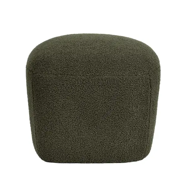 Pouf Lana bouclette kaki