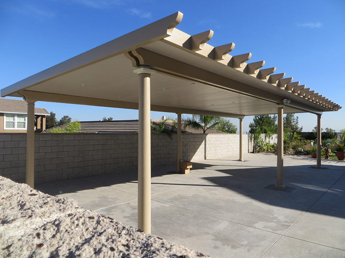 Combo color, Standalone Solid top patio