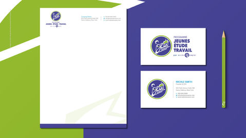 Branding & Communication.
Accès Emploi reached out to me to develop their new program's logo so it would be easier to differentiate from their other programs. A brand guide was created so they can follow the technical specs of the JET Program brand.
JET is a Government program who aims to help young Francophones aged 15 to 35 find a job or develop the necessary knowledge to integrate into the workplace.
I also helped the team to develop the communication of this new program by making a communication plan for one of their first online campaigns.