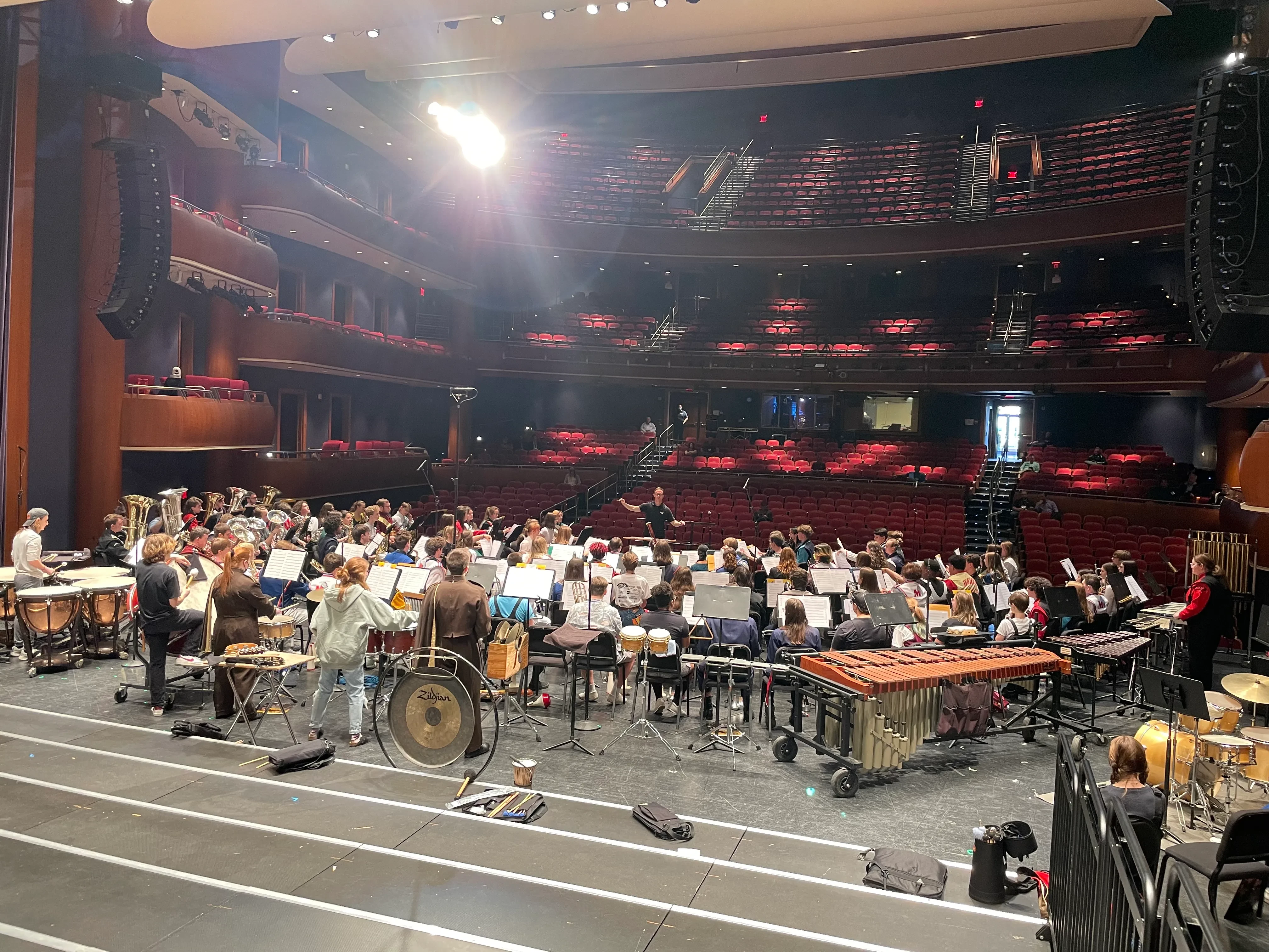 Rachel Kovac in West Virginia AllState Band