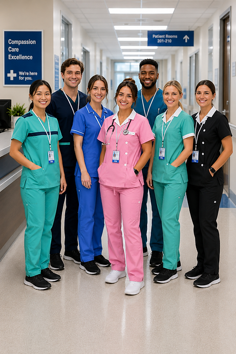 Different designs of Hospital wear