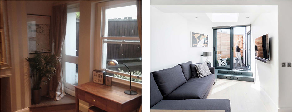 before / after