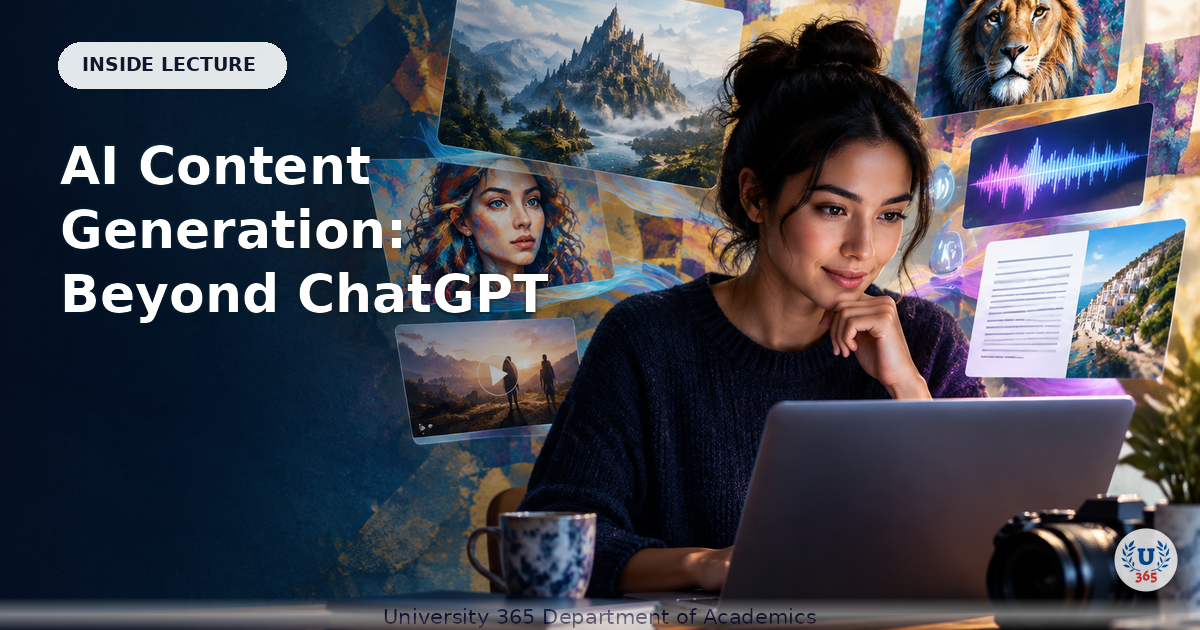 AI Content Generation: Beyond ChatGPT