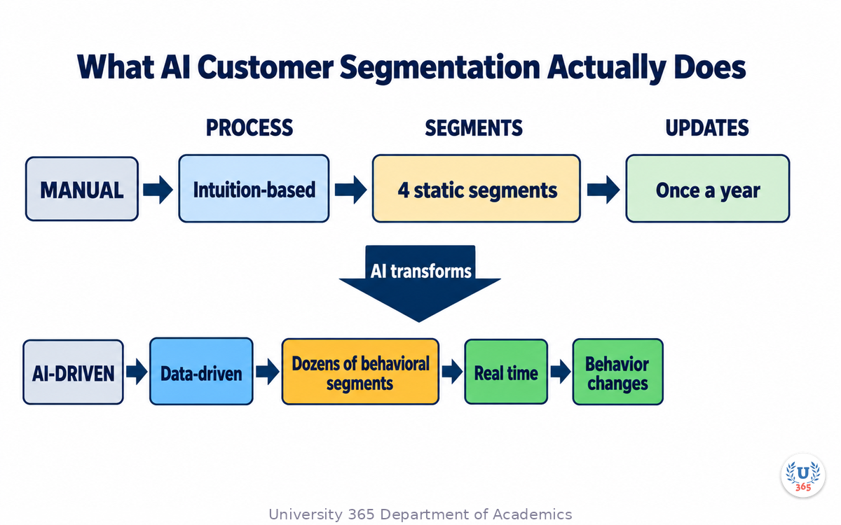 What AI Customer Segmentation Actually Does