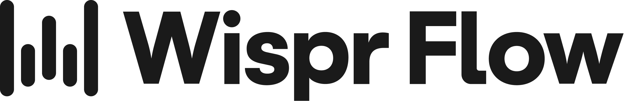Wispr Flow logo: voice-to-text AI dictation tool