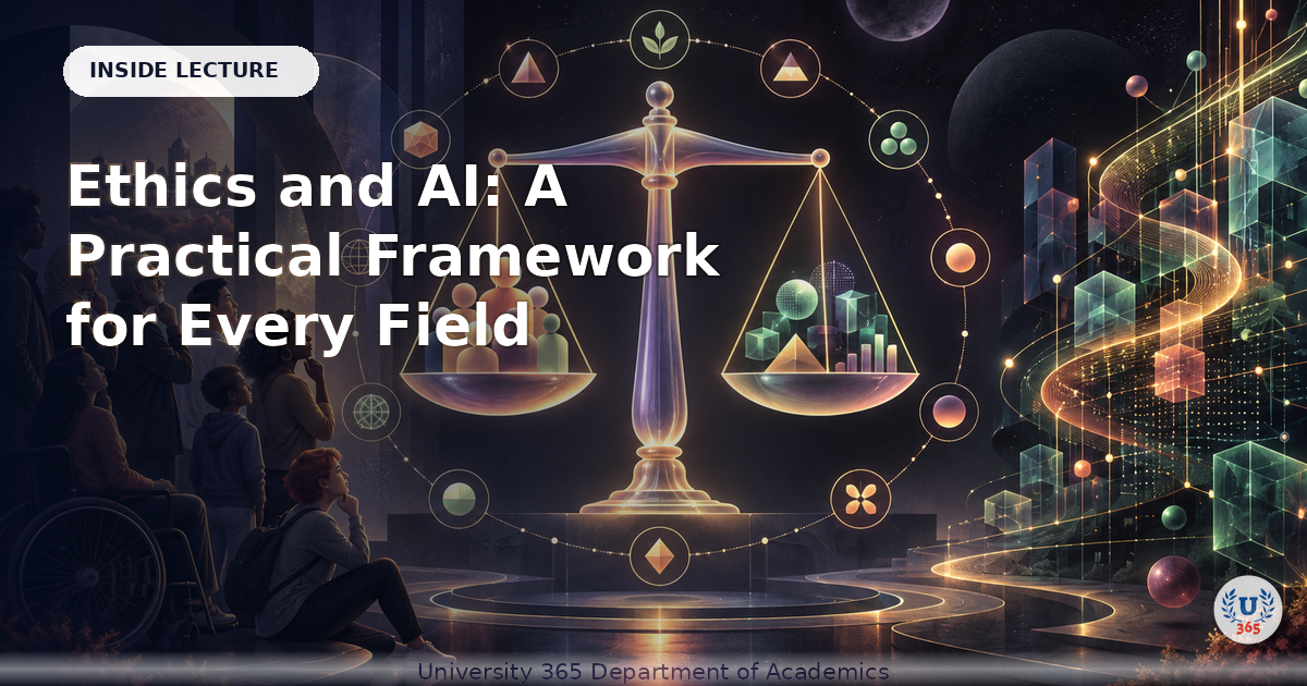 Ethics and AI: A Practical Framework for Every Field