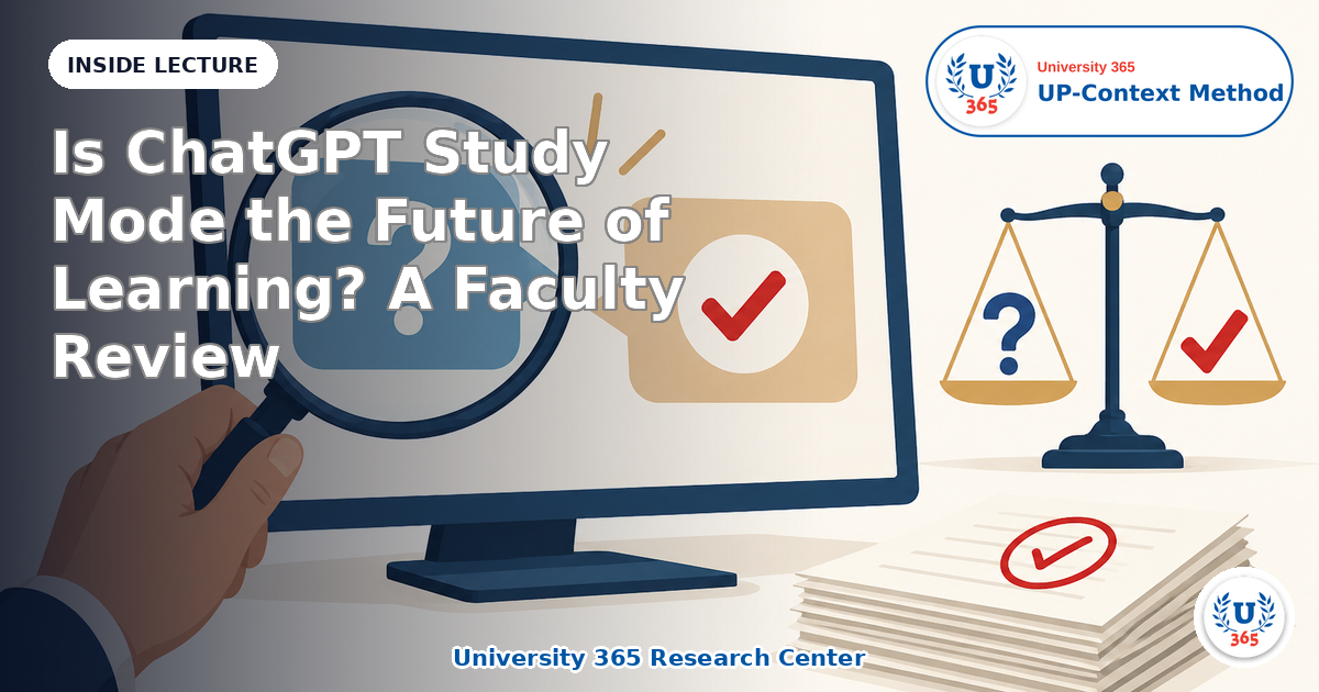 Is ChatGPT Study Mode the Future of Learning? A Faculty Review