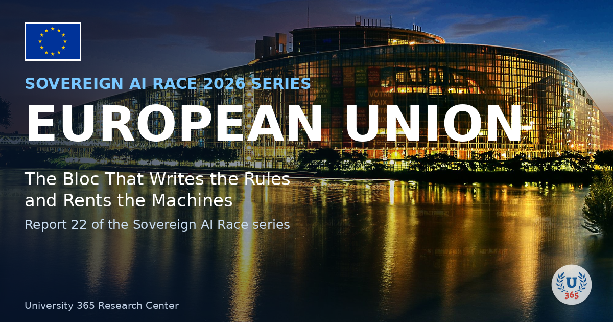 Sovereign AI Race: European Union, the bloc that writes the rules and rents the machines.