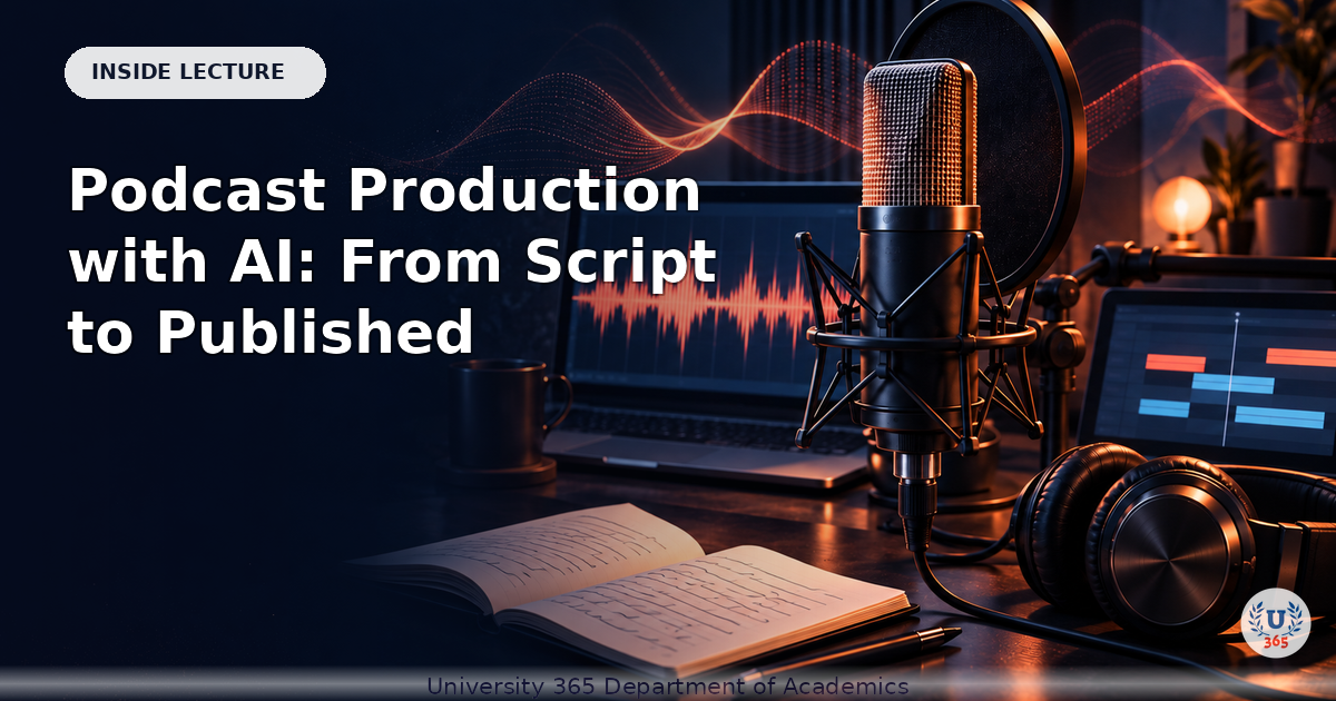 Podcast Production with AI: From Script to Published