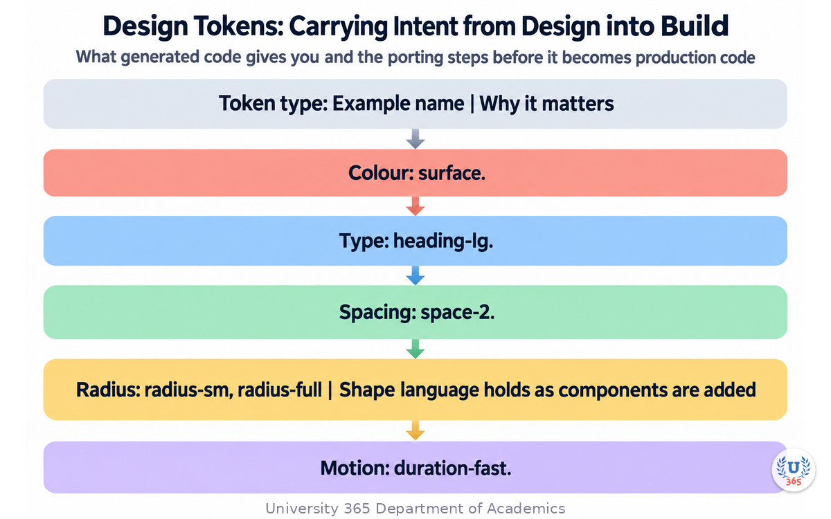 What generated code gives you and the porting steps before it becomes production code