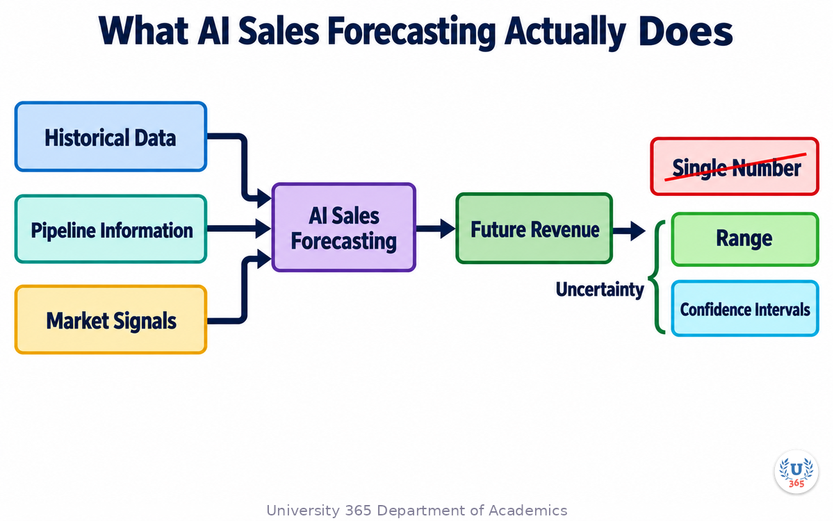 What AI Sales Forecasting Actually Does