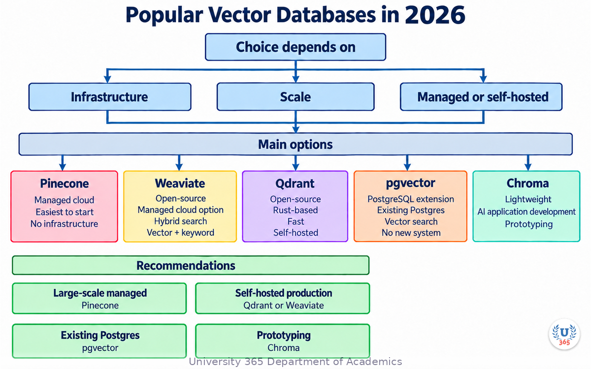 Popular Vector Databases in 2026
