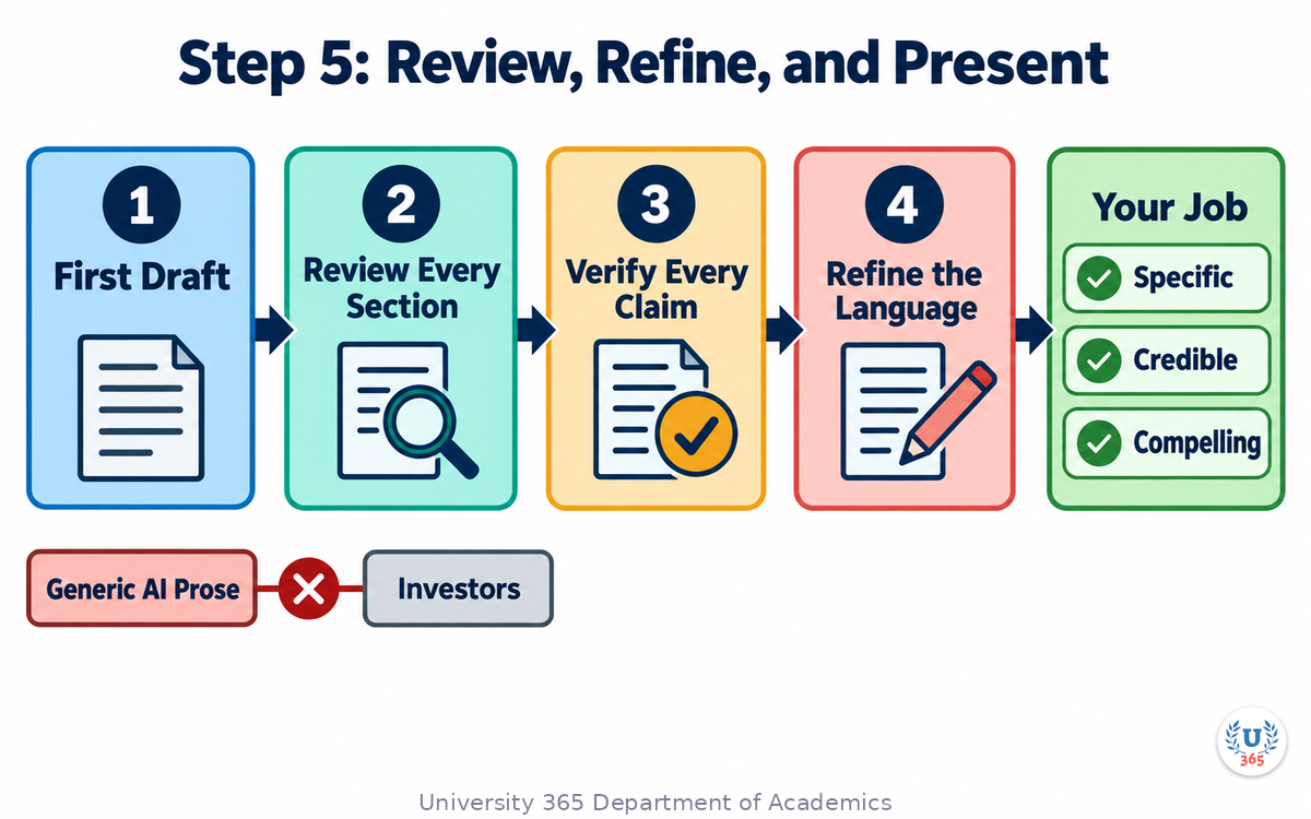 Step 5: Review, Refine, and Present