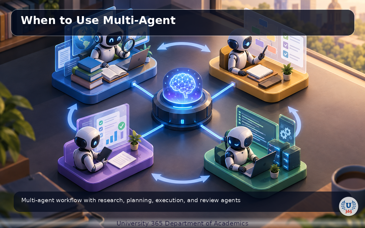 Multi-agent workflow with research, planning, execution, and review agents