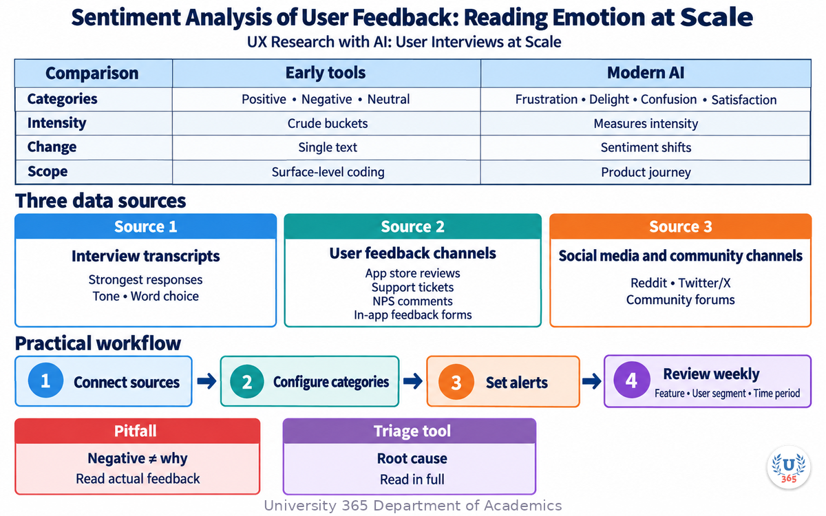 Sentiment Analysis of User Feedback: Reading Emotion at Scale