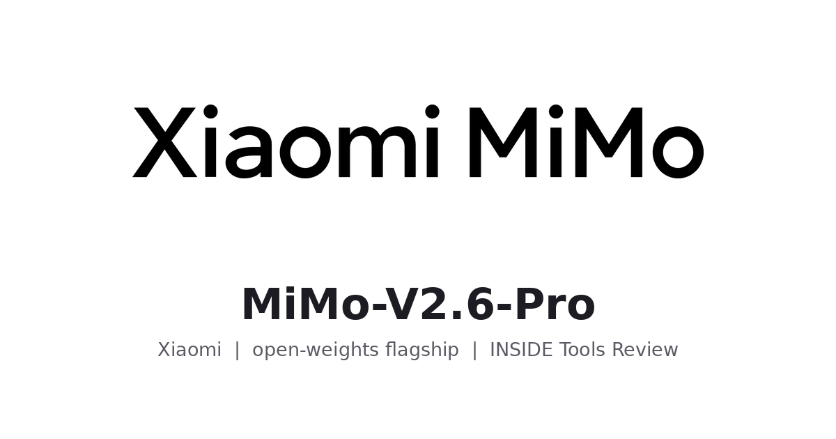 MiMo-V2.6-Pro (Xiaomi)