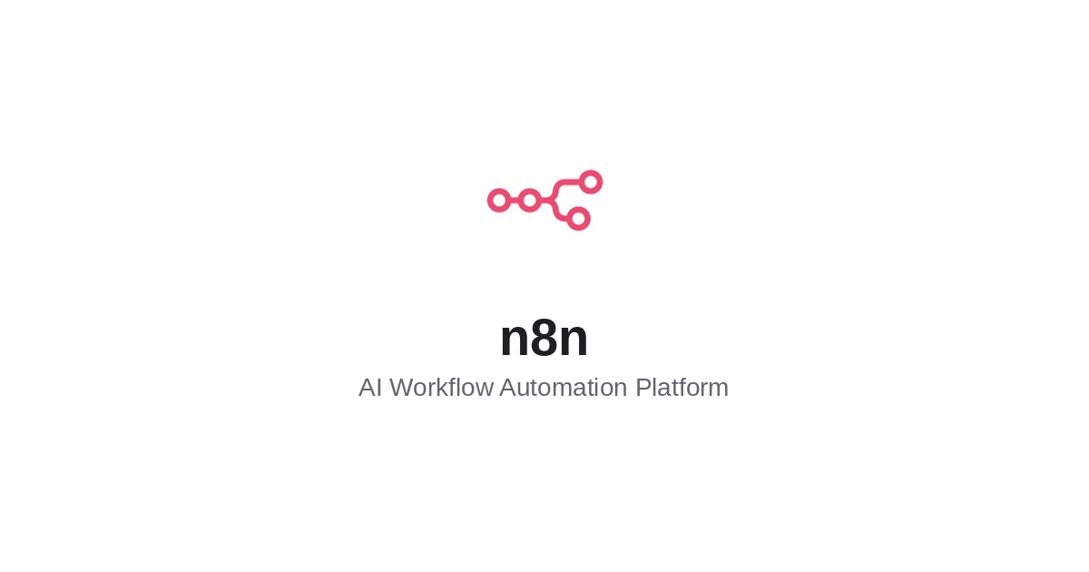 n8n AI workflow automation platform hero image