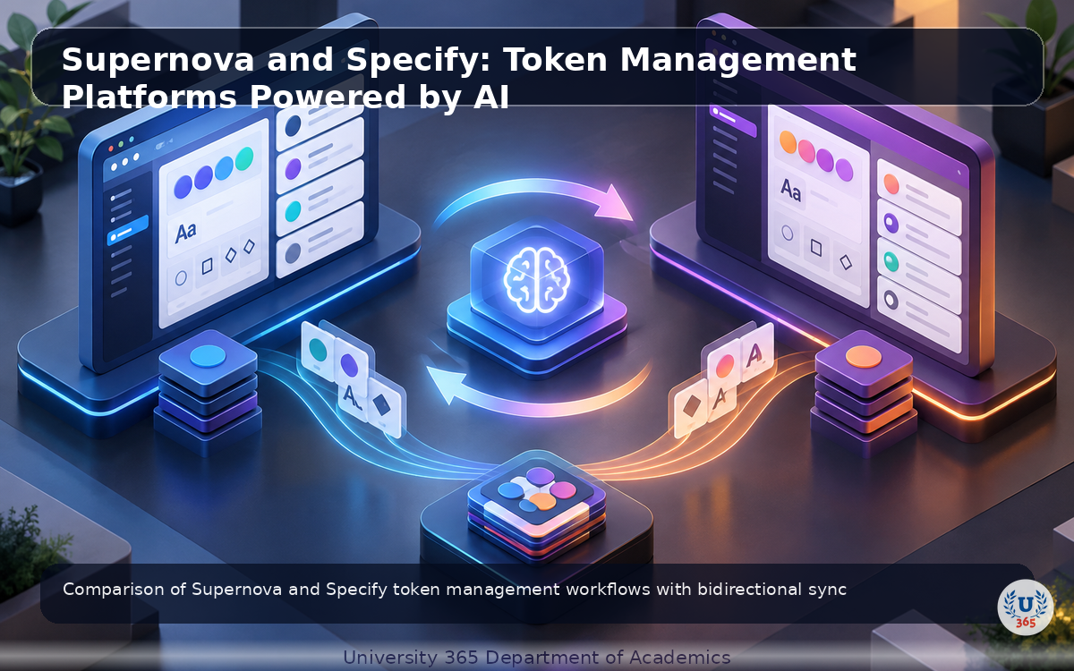 Comparison of Supernova and Specify token management workflows with bidirectional sync