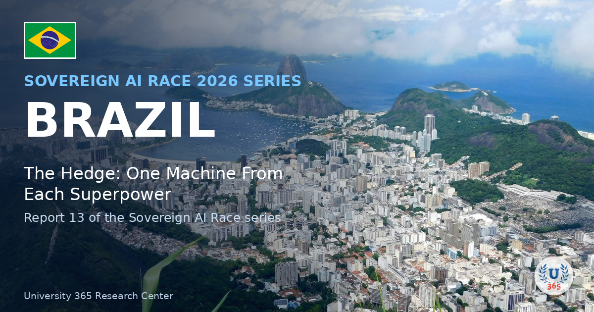 Sovereign AI Race: Brazil (2026). The Hedge: One Machine From Each Superpower.