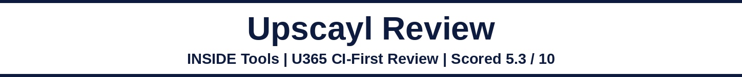 Upscayl Review