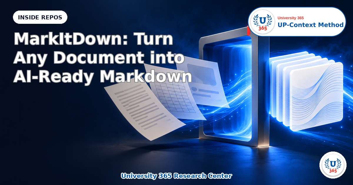 MarkItDown: Turn Any Document into AI-Ready Markdown