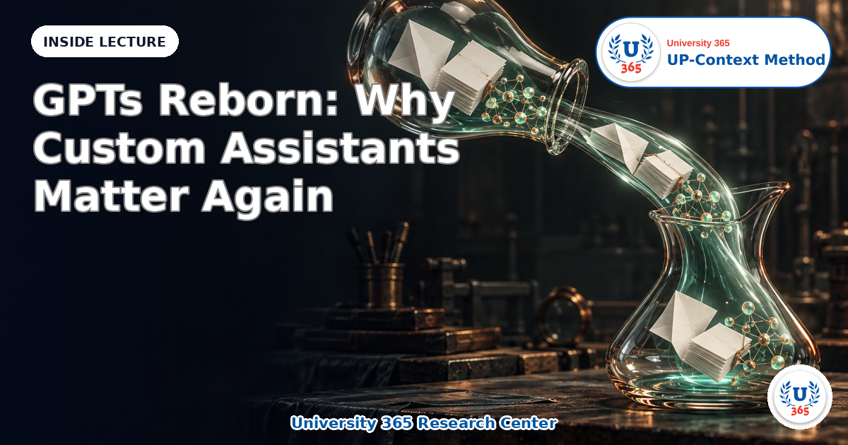 GPTs Reborn: Why Custom Assistants Matter Again