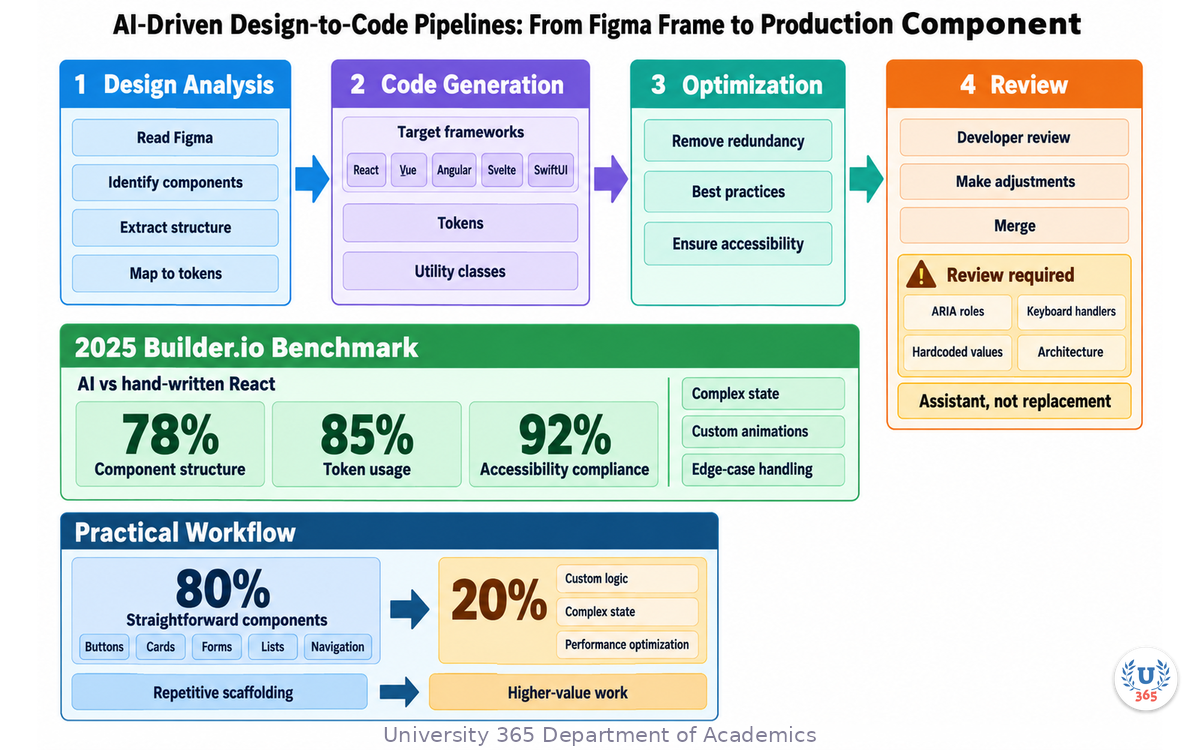 AI-Driven Design-to-Code Pipelines: From Figma Frame to Production Component