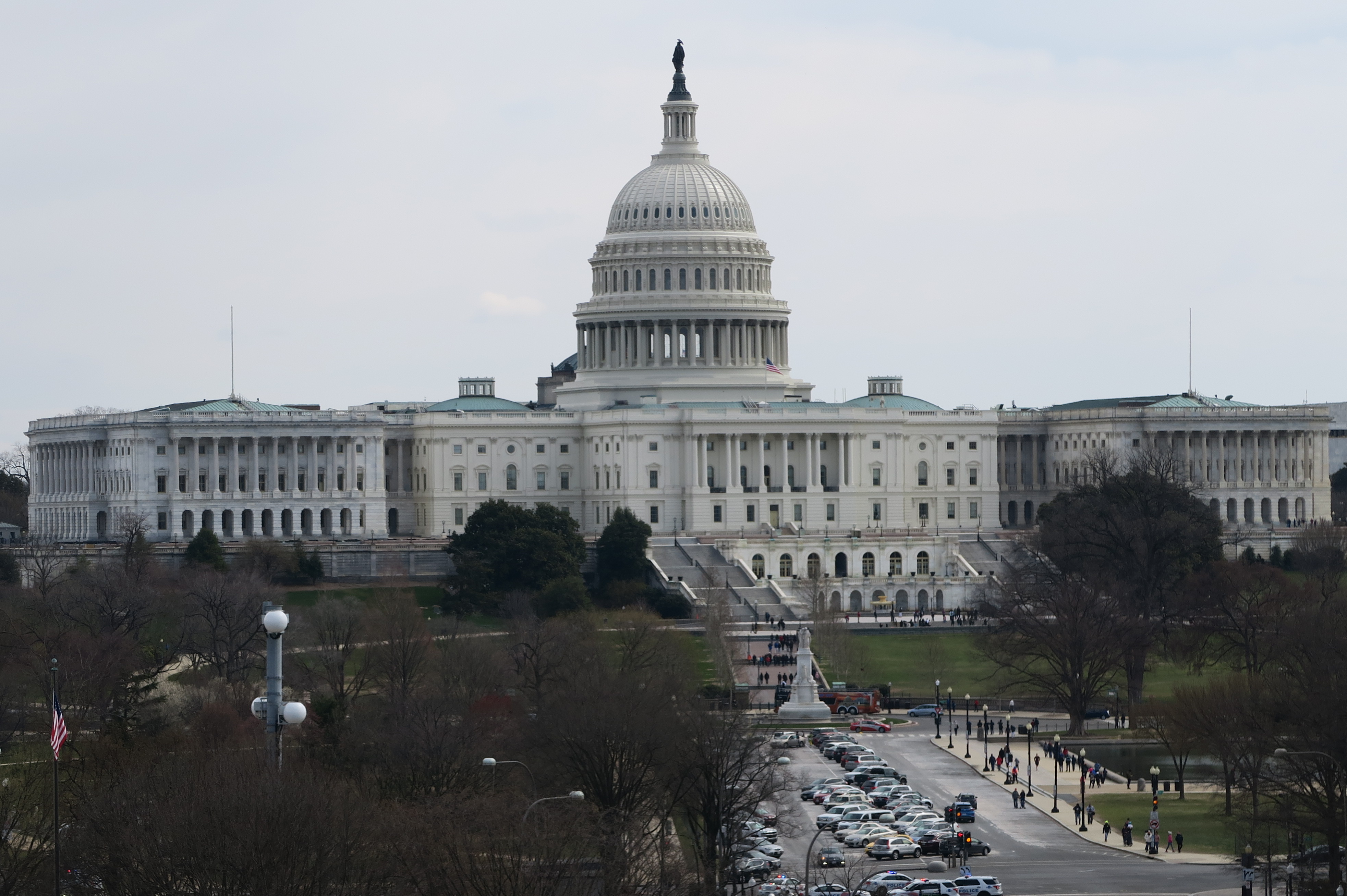 The United States Capitol west front.