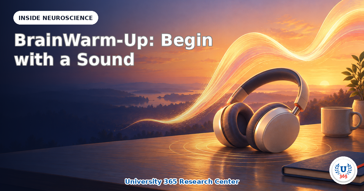 BrainWarm-Up: Begin with a Sound