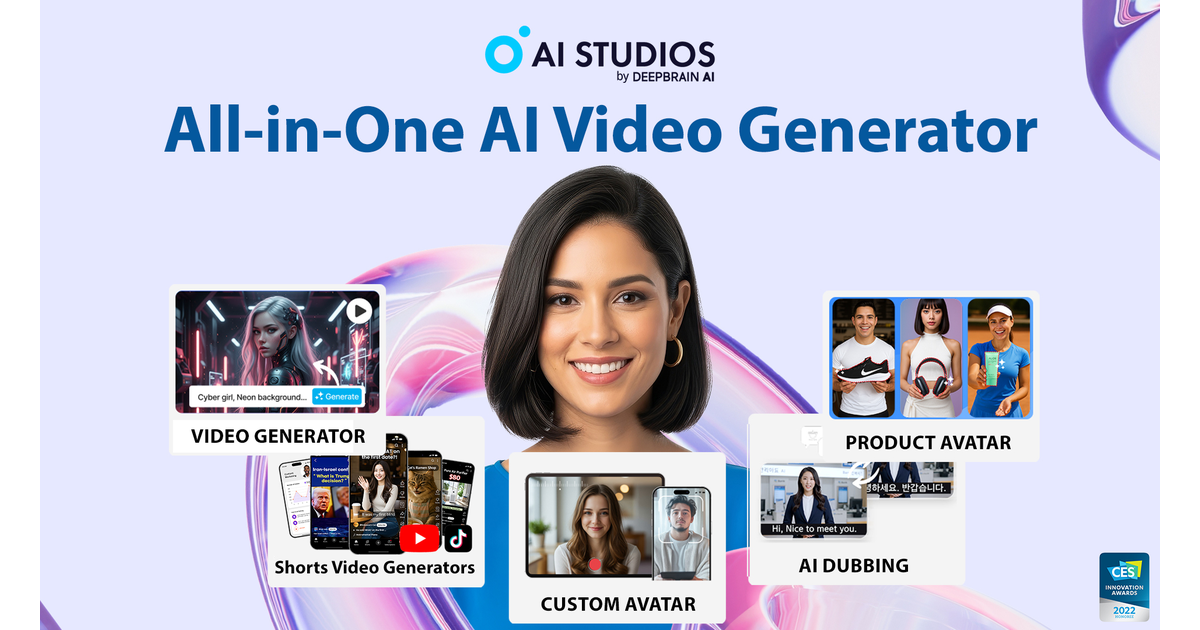 DeepBrain AI Copilot 3D: the interactive avatar and AI Human surface on the AI Studios platform, from DeepBrain AI Inc.