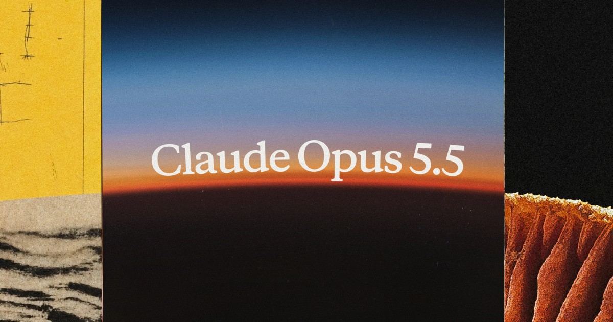 Claude Opus 5.5 hero image from Anthropic's official launch artwork