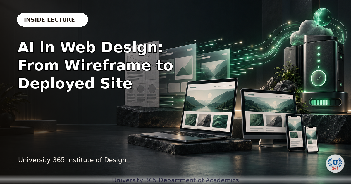 AI in Web Design: From Wireframe to Deployed Site