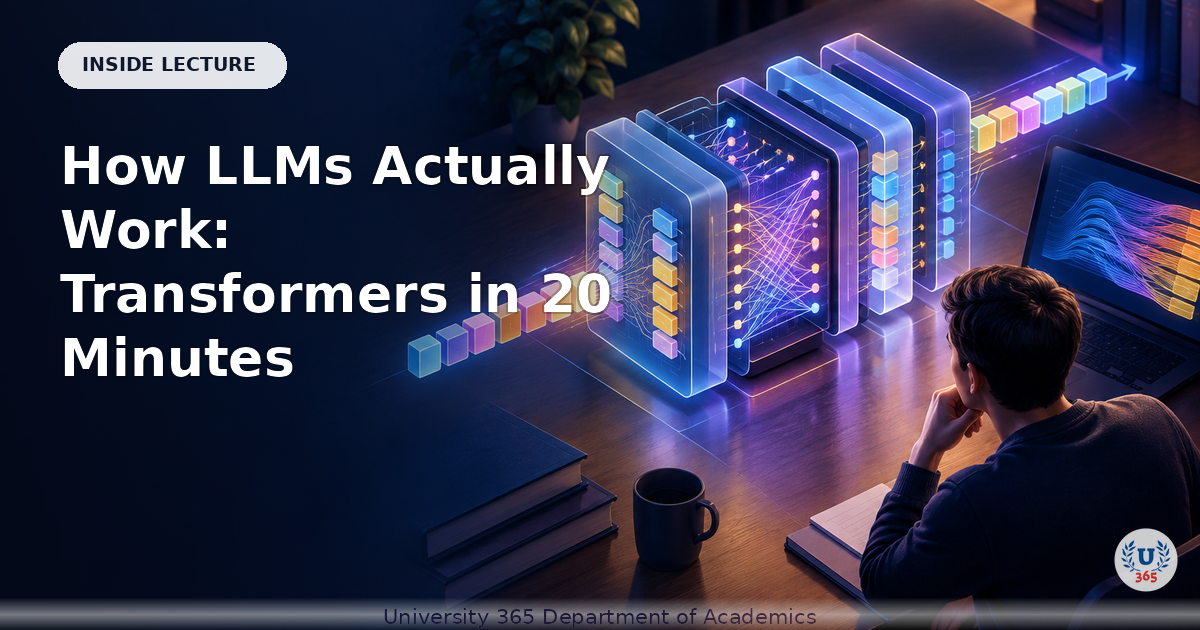 How LLMs Actually Work: Transformers in 20 Minutes