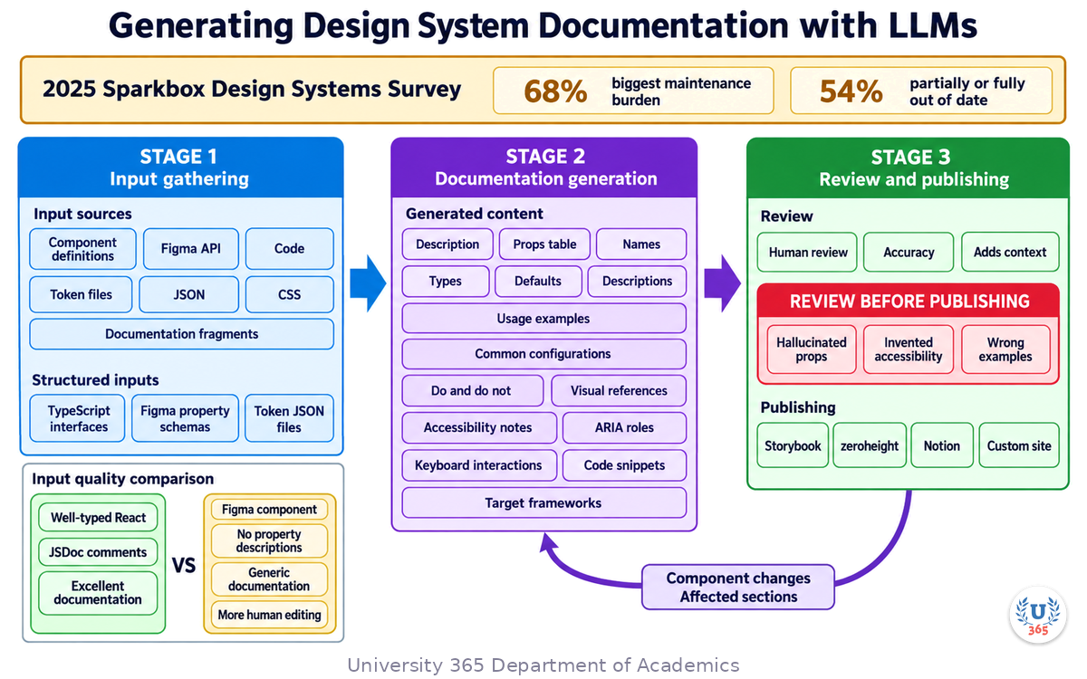 Generating Design System Documentation with LLMs