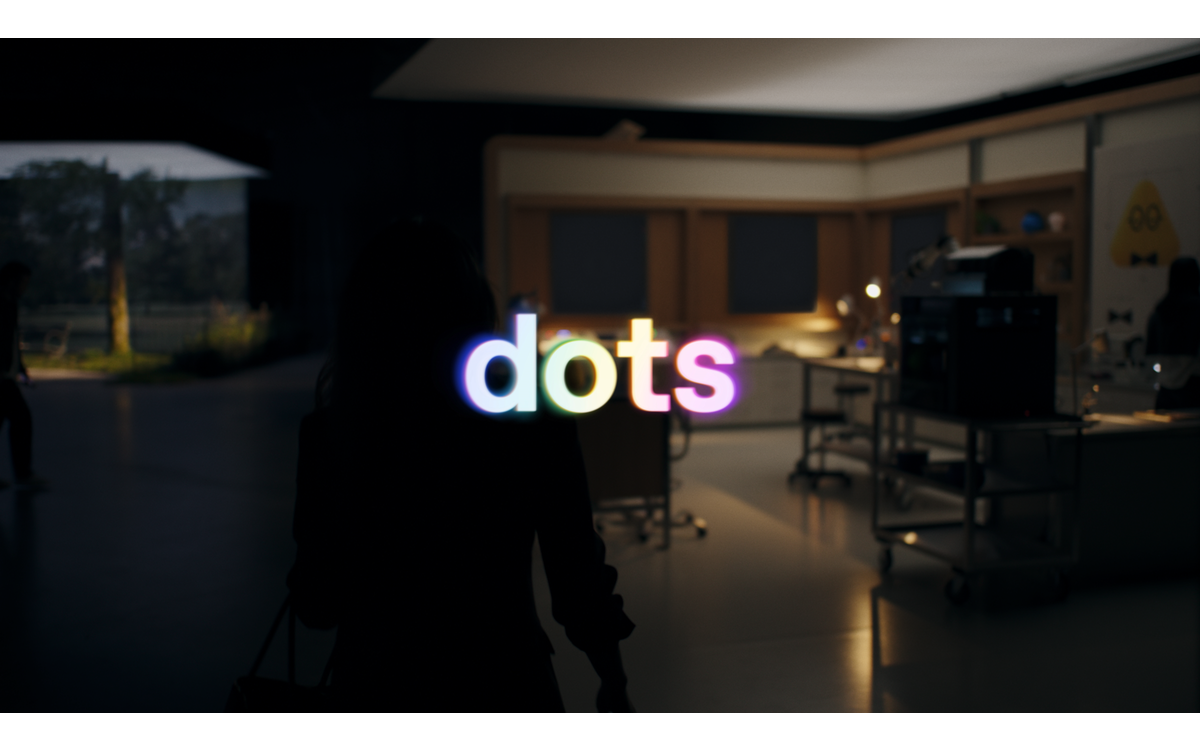 The vendor's launch film poster: the Live from the Lab artwork for the DevDay slate that introduced dots