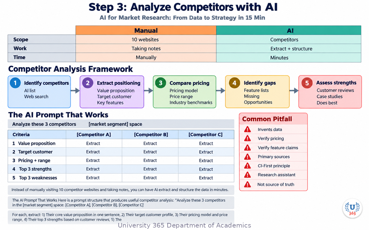 Step 3: Analyze Competitors with AI