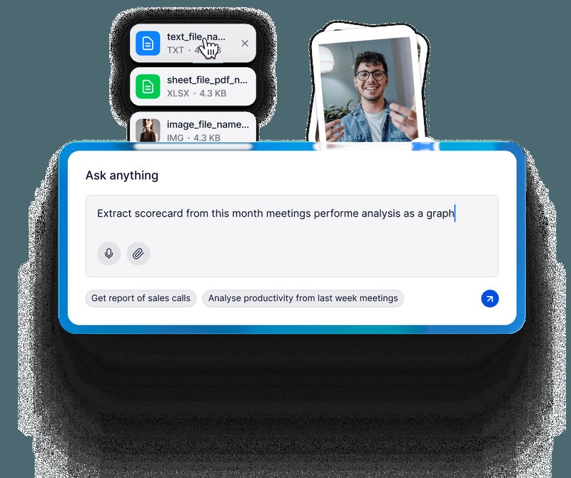 Noota AI meeting dashboard showing summary, transcript, and action items (Section 4: How It Works)