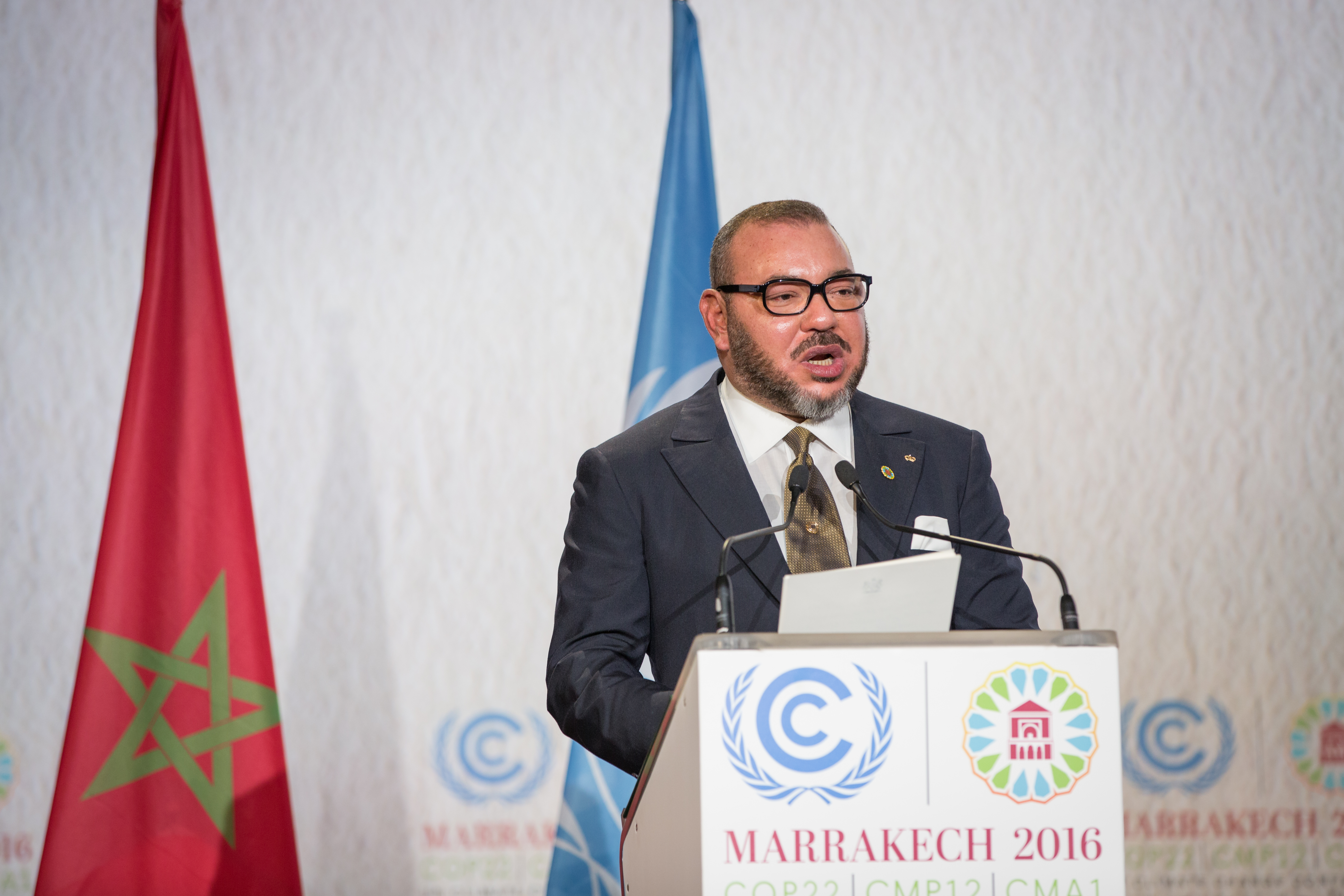 King Mohammed VI of Morocco, as of 2026.